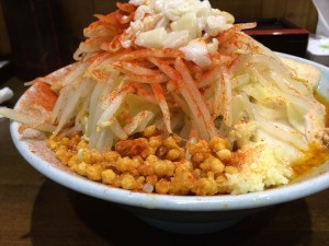 ファイヤー麺　横から